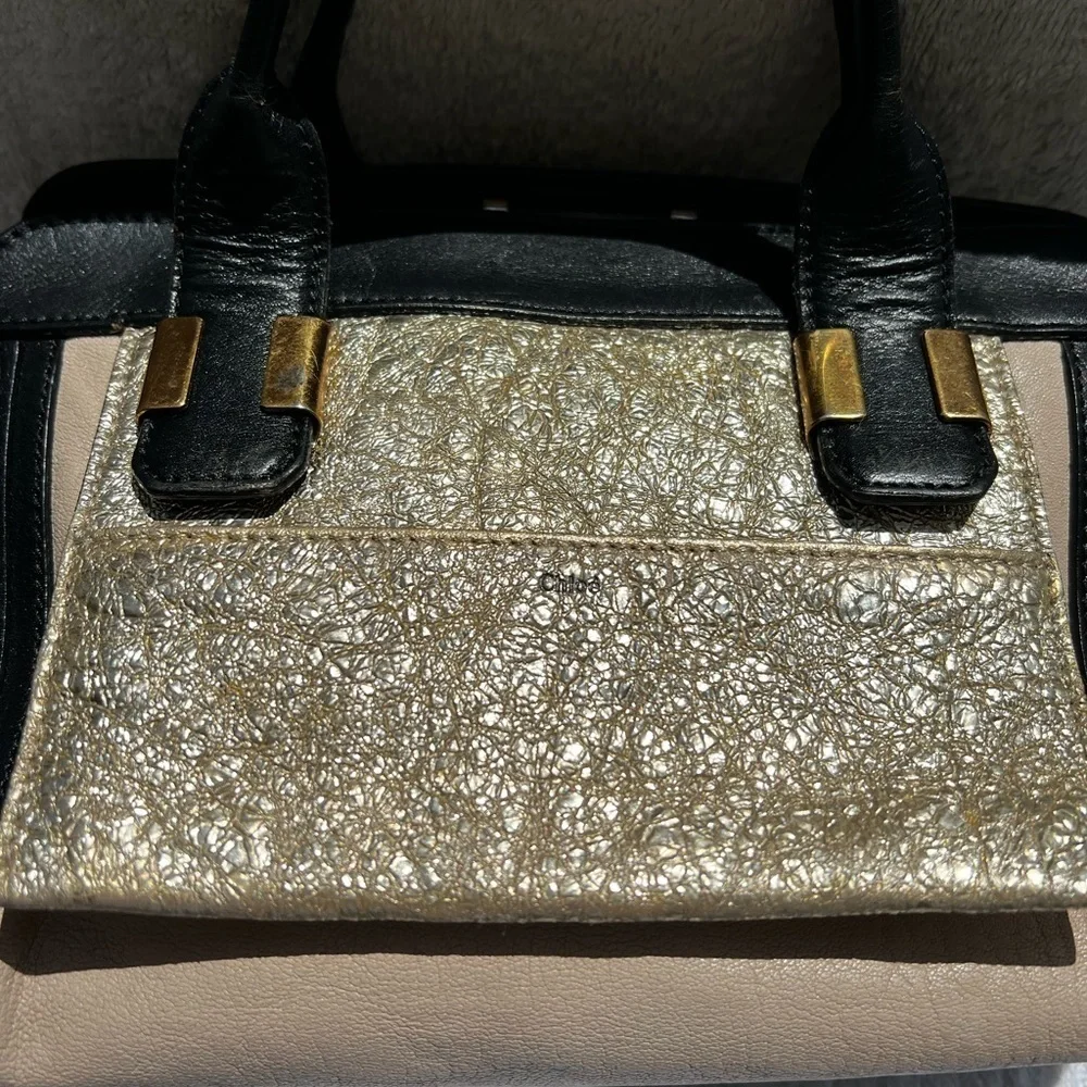 Gold Black and Tan Chloe Allison